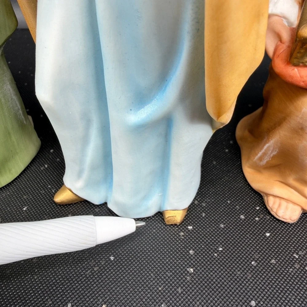Homco Three Wise‎ Men Nativity Figurines Porcelain Christmas Magi Set of 3 Large